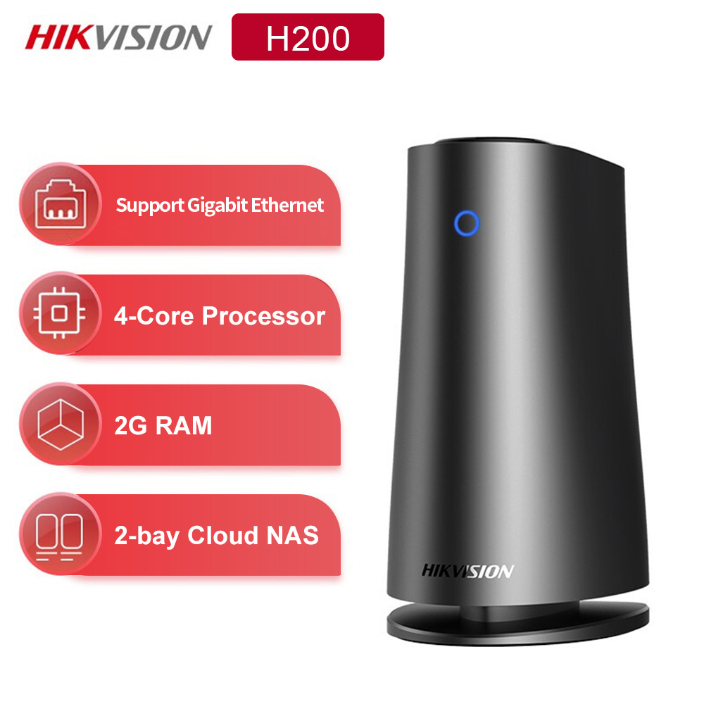 HIKVISION-H200 NAS 2  NAS 2GB RAM Ʈũ Ŭ 丮  丮 ũ,  ũ  2.5 ġ HDD/SSD